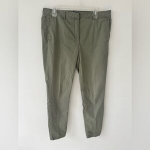 Theory Olive trousers